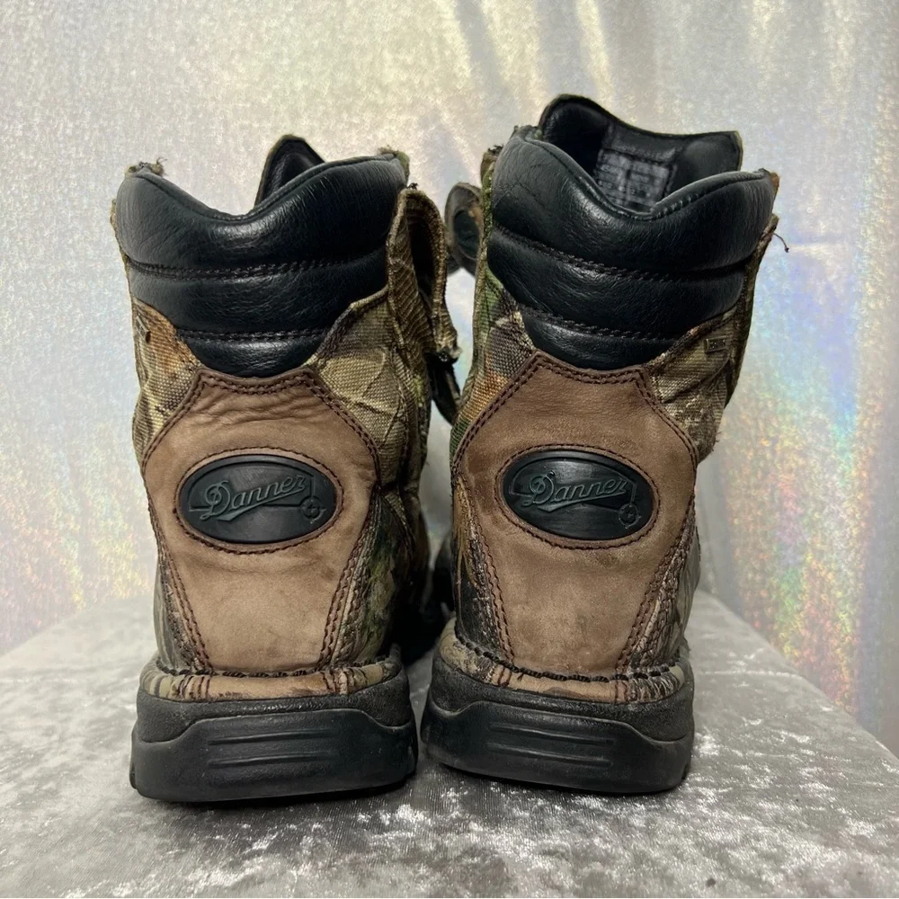 Danner boots camouflage green tree realistic camo hunting fishing outdoors hike